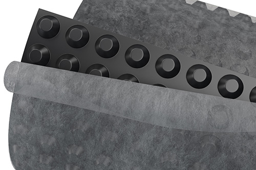 Профилированная мембрана PLANTER Geo 15х2 м (30 м² рулон), ТехноНиколь